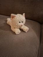 Lieve witte knuffel poes, Ophalen of Verzenden, Zo goed als nieuw, Poes