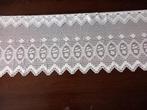 Vintage gordijn  / valletje met dubbele rand, Ophalen of Verzenden, Zo goed als nieuw, Minder dan 100 cm