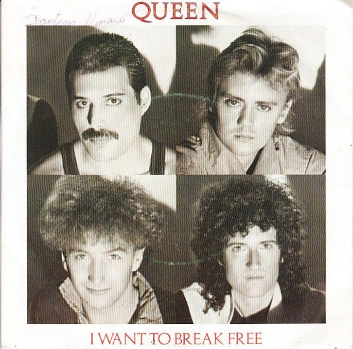 queen - i want to break free ( 1984/ nl pers), Cd's en Dvd's, Vinyl Singles, Single, Pop, 7 inch, Ophalen of Verzenden