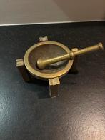 Antieke bronzen vijzel met stamper, Antiek en Kunst, Ophalen, Brons