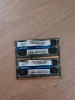 2x ADATA 2GB DDR3 RAM Geheugen, Gebruikt, DDR3, Ophalen of Verzenden, Desktop