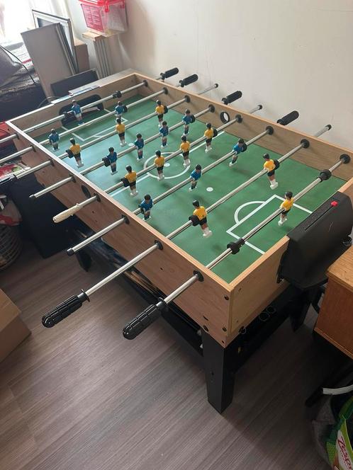 Mini pool/snooker + table football set ++, Sport en Fitness, Biljarten en Poolen, Zo goed als nieuw, Pooltafel, Ophalen