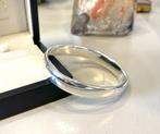 Zilveren Slavenarmband / Bangle Ovaal 10 mm, -, -, Occasion sieraad, Ophalen of Verzenden