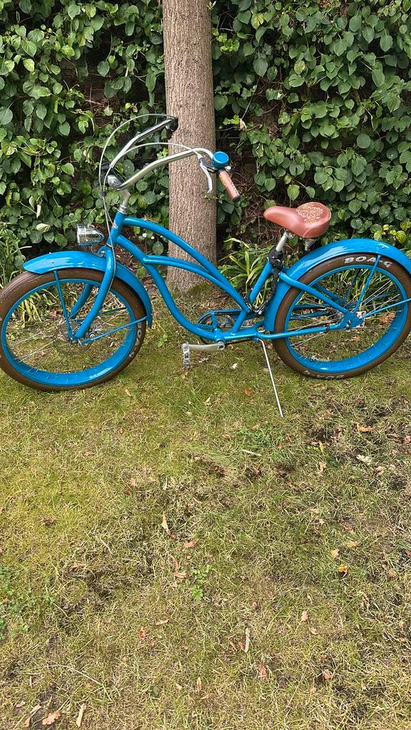 Custom built electra, Fietsen en Brommers, Fietsen | Cruisers en Lowriders, Gebruikt, Cruiser, Staal, 47 tot 51 cm, Ophalen of Verzenden
