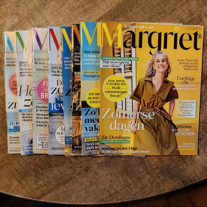 Margriet tijdschriften 2025 Nummer 24c-25-27-28*-29-30-32*, Boeken, Tijdschriften en Kranten, Zo goed als nieuw, Damesbladen, Ophalen of Verzenden