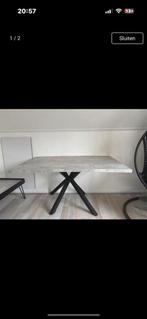 Eettafel betonlook, Huis en Inrichting, Ophalen, 100 tot 150 cm, Nieuw, Vier personen