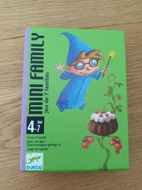 Djeco - Djeco Kaartspel Mini Family, Hobby en Vrije tijd, Gezelschapsspellen | Kaartspellen, Gebruikt, Ophalen