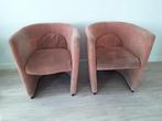 2 Leolux stoeltjes Louge Fauteuil Bovine, Ophalen, Gebruikt, Louge, Minder dan 75 cm