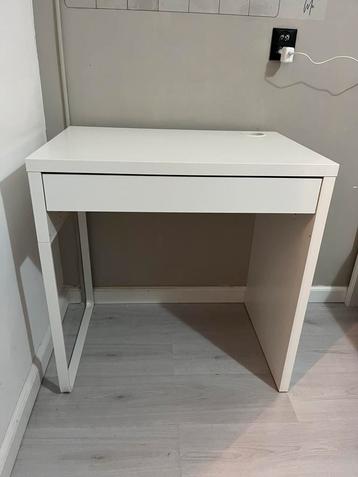 MICKE Bureau, wit, 73x50 cm beschikbaar voor biedingen