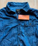 PME Legend denim spijkerstof overhemd geometrisch design S, Kleding | Heren, Overhemden, Blauw, Halswijdte 38 (S) of kleiner, Ophalen of Verzenden