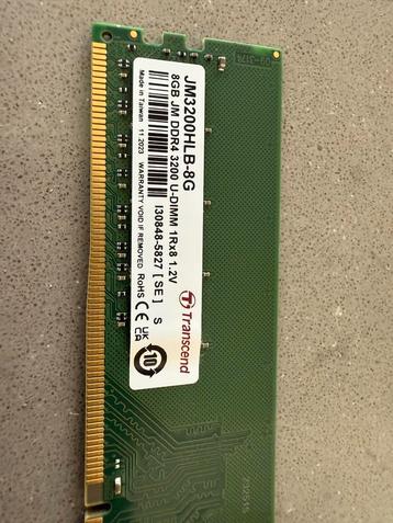 8GB 3200mhz DDR4 geheugen beschikbaar voor biedingen