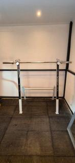 Squat rack met 20kg rechtshalter, Ophalen, Gebruikt, Overige typen