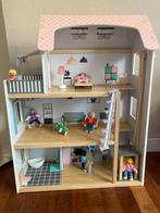 Playtive houten poppenhuis, Kinderen en Baby's, Speelgoed | Poppenhuizen, Zo goed als nieuw, Ophalen