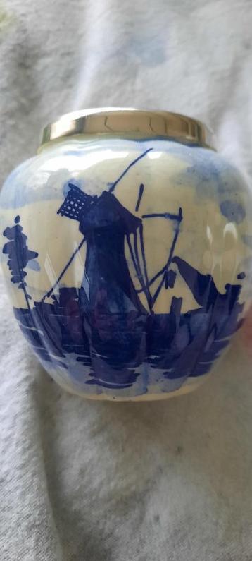 antiek lepelvaasje delfts blauw beschikbaar voor biedingen