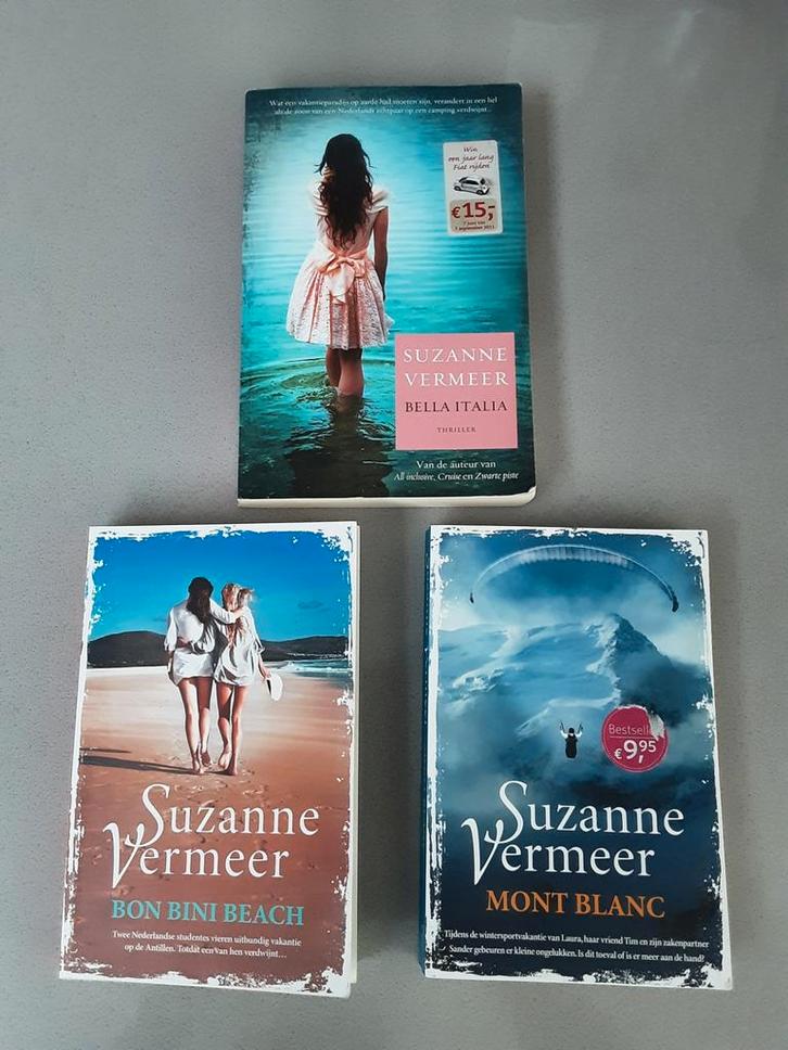 Suzanne Vermeer Thrillers - 3 Boeken, Boeken, Thrillers, Gelezen, Nederland, Ophalen of Verzenden