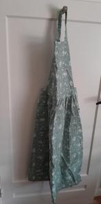 ~ Keukenschort Bloemen Schort NIEUW, Huis en Inrichting, Keuken | Textiel, Ophalen of Verzenden, Nieuw, Blauw, Schort