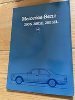 Mercedes-Benz 280S 280SE 280SEL autofolder 1984 brochure, Boeken, Auto's | Folders en Tijdschriften, Gelezen, Ophalen of Verzenden