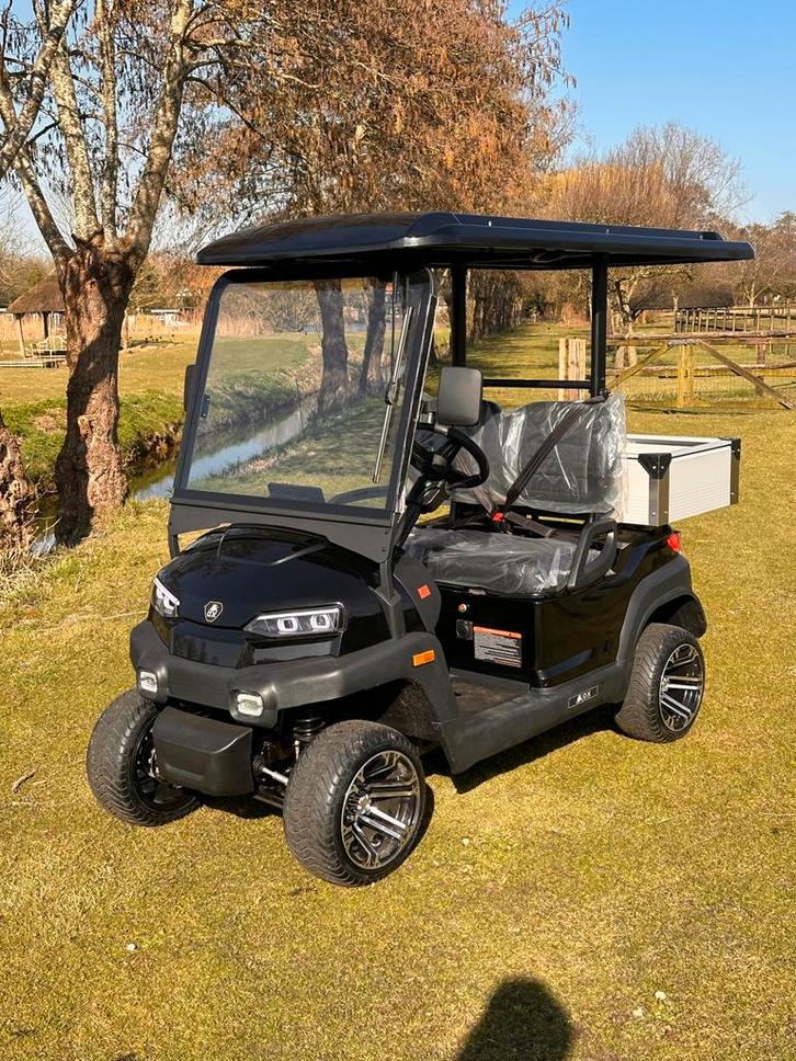 Nieuwe OX golfkar met kenteken, laadbak en lithium accu., Sport en Fitness, Golf, Nieuw, Golfkar, Overige merken, Ophalen