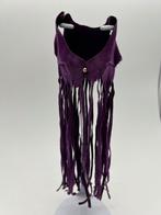 Barbie vintage  Live Action PJ Purple Sued Fringe vest, Gebruikt, Kleertjes, Verzenden