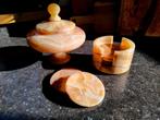 onyx marmer set, Antiek en Kunst, Antiek | Keukenbenodigdheden, Ophalen of Verzenden