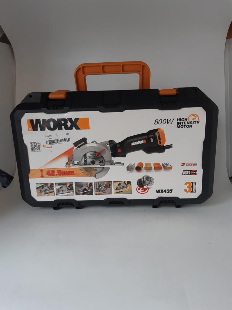 Worx cirkelzaag, Doe-het-zelf en Verbouw, Gereedschap | Zaagmachines, Cirkelzaag, Worx, 600 tot 1200 watt, Ophalen of Verzenden