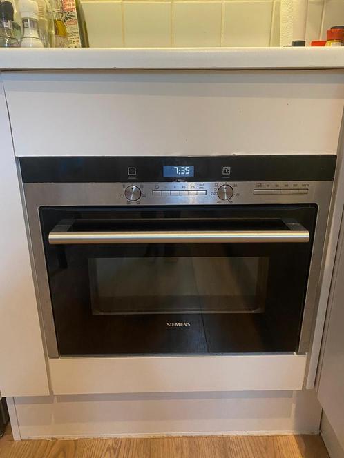 Combi oven magnetron siemens, Witgoed en Apparatuur, Ovens, Gebruikt, Inbouw, Oven, 45 tot 60 cm, 45 tot 60 cm, Hete lucht, Magnetronfunctie