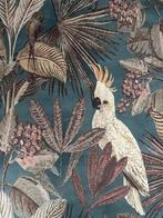 Vliesbehang met tropisch motief - 3.30 meter, Ophalen of Verzenden, Minder dan 10 m², Groen