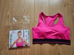 Sportbh, Nieuw,
Zuurstokroze, Maat L, Kleding | Dames, Sportkleding, Ophalen of Verzenden, Nieuw, Maat 42/44 (L), Roze