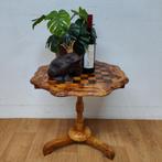 Vintage antiek schaaktafeltje bijzettafeltje plantentafeltje, Ophalen of Verzenden