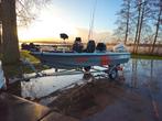 Placom Visboot met console, Watersport en Boten, Vis- en Consoleboten, Ophalen, Gebruikt, 3 tot 6 meter, Buitenboordmotor