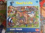 That’s Life puzzel. Bouwplaats. 1000 stukjes., Ophalen, 500 t/m 1500 stukjes, Zo goed als nieuw