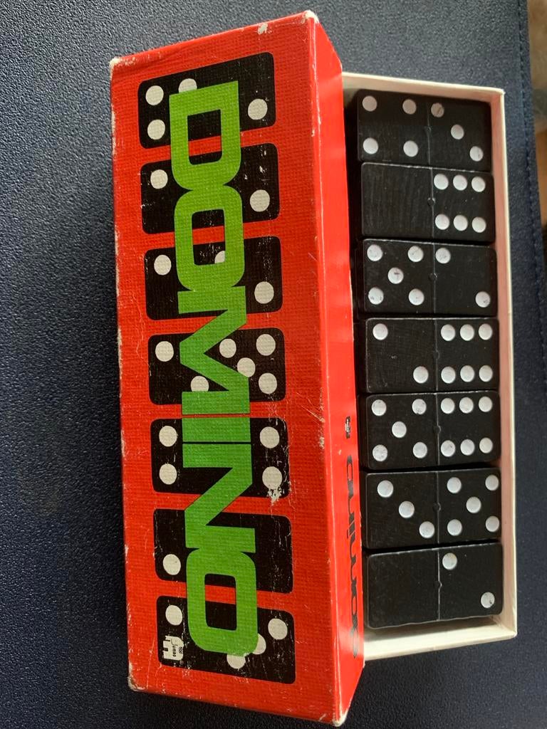 Vintage Domino Set - Jumbo, Ophalen of Verzenden, Gebruikt, Overige typen
