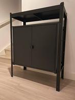 Zwarte IKEA kast / stellingkast - Zo goed als nieuw!, Huis en Inrichting, Kasten | Dressoirs, Ophalen, 50 tot 100 cm, Zo goed als nieuw