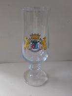 vintage bierglas op voet, Terschelling, Verzamelen, Glas en Borrelglaasjes, Ophalen of Verzenden, Gebruikt, Bierglas