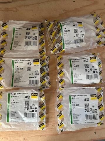 Viega Smartpress koppelingen, 1/2 naar 16mm en 3/4 naar 16mm beschikbaar voor biedingen