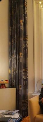 3m Gordijn met New York print, Ophalen, 200 cm of meer, Grijs, Zo goed als nieuw