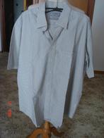 A ONE wit/grijs streepje overhemd - maat L, Halswijdte 41/42 (L), A ONE, Zo goed als nieuw, Verzenden