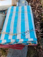 Dekzeil 5,4 x 3,6mtr, gestreept, redelijk nieuw, Ophalen of Verzenden