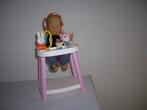 baby pop met poppenstoel en acc, Ophalen, Zo goed als nieuw, Babypop