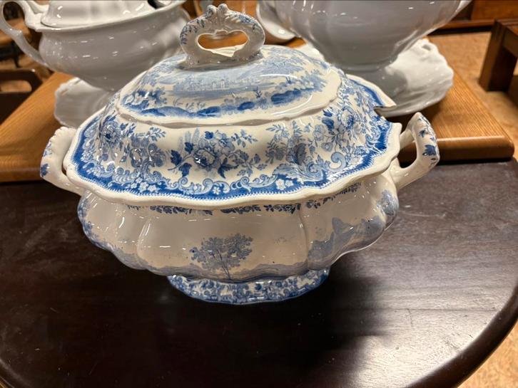 Davenport schaal met deksel / terrine, Antiek en Kunst, Antiek | Servies los, Ophalen of Verzenden