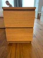 Nachtkastje IKEA eikenhout 56x40x48, Huis en Inrichting, Kasten | Ladekasten, Ophalen, Minder dan 50 cm, 1 of 2 laden, Eikenhout
