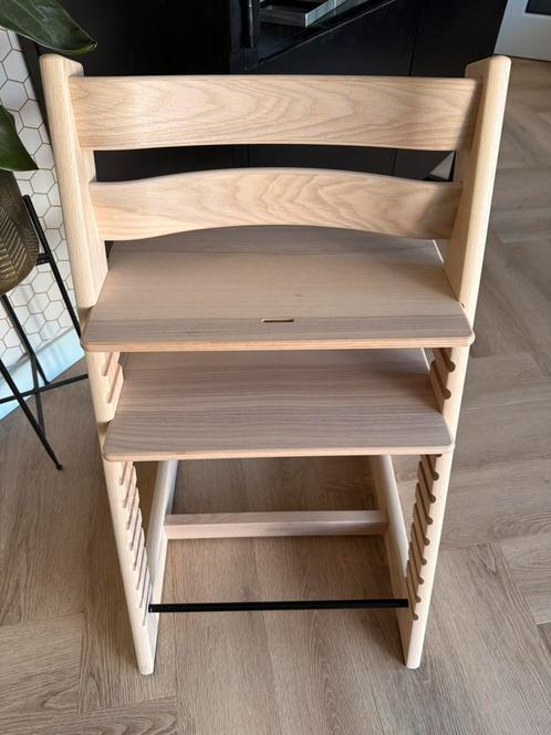 50th Anniversary LE Stokke Tripp Trapp massief essenhout ash, Kinderen en Baby's, Kinderstoelen, Zo goed als nieuw, Meegroeistoel