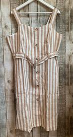 Super gave Expresso jurk linnen/katoen (Maat 46) NIEUW!, Verzenden, Beige, Maat 46/48 (XL) of groter, Nieuw