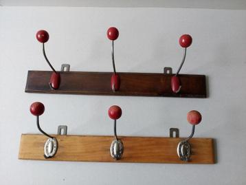 Brocante Wandkapstokjes. Jassen/Hoeden. Prijs per stuk. beschikbaar voor biedingen