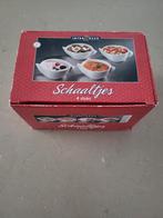 4 schaaltjes Intermezzo, nieuw, Ophalen of Verzenden, Nieuw, Overige stijlen, Schaal of Schalen