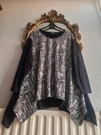 Als nieuw! AKH Fashion grijs zwart viscose a lijn tuniek, Kleding | Dames, Grote Maten, Ophalen of Verzenden, Zo goed als nieuw