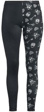 Black legging met print Merk Gothicana by EMP Maat XXL, Kleding | Dames, Legging, Zwart, Nieuw, Ophalen of Verzenden