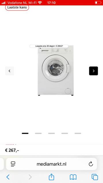 Wasmachine ok mediamarkt beschikbaar voor biedingen