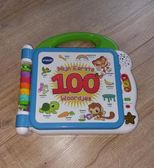 Vtech woordjes boek nl/en, Kinderen en Baby's, Speelgoed | Vtech, Zo goed als nieuw, Ophalen of Verzenden