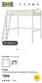 Ikea half hoogslaper, Ophalen, Eenpersoons, 90 cm, Hoogslaper